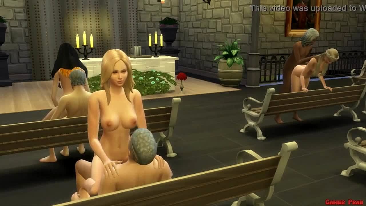 Kissan kaltaisten vanhempien perverssi uskonto, jotka pettävät ja nussivat uusia viattomia käsitellessään synnin seurauksia temppelissä 3D-pornoa toonamissa / TUBEV.SEX fi kuva