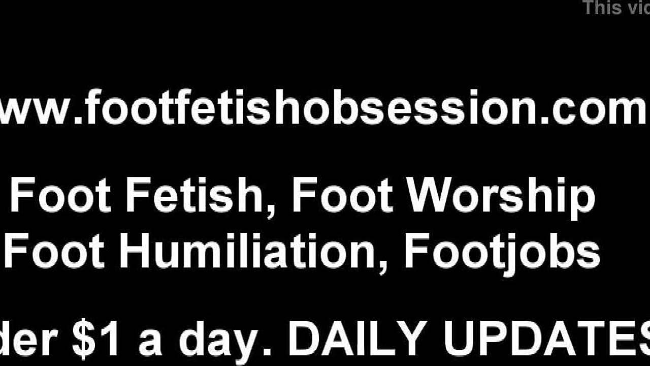 Choose the most stunning feet in this fetish collection